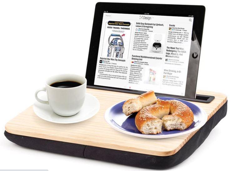 KIKKERLAND iBed Lap Desk - Wood Organisers - Zabecca Living