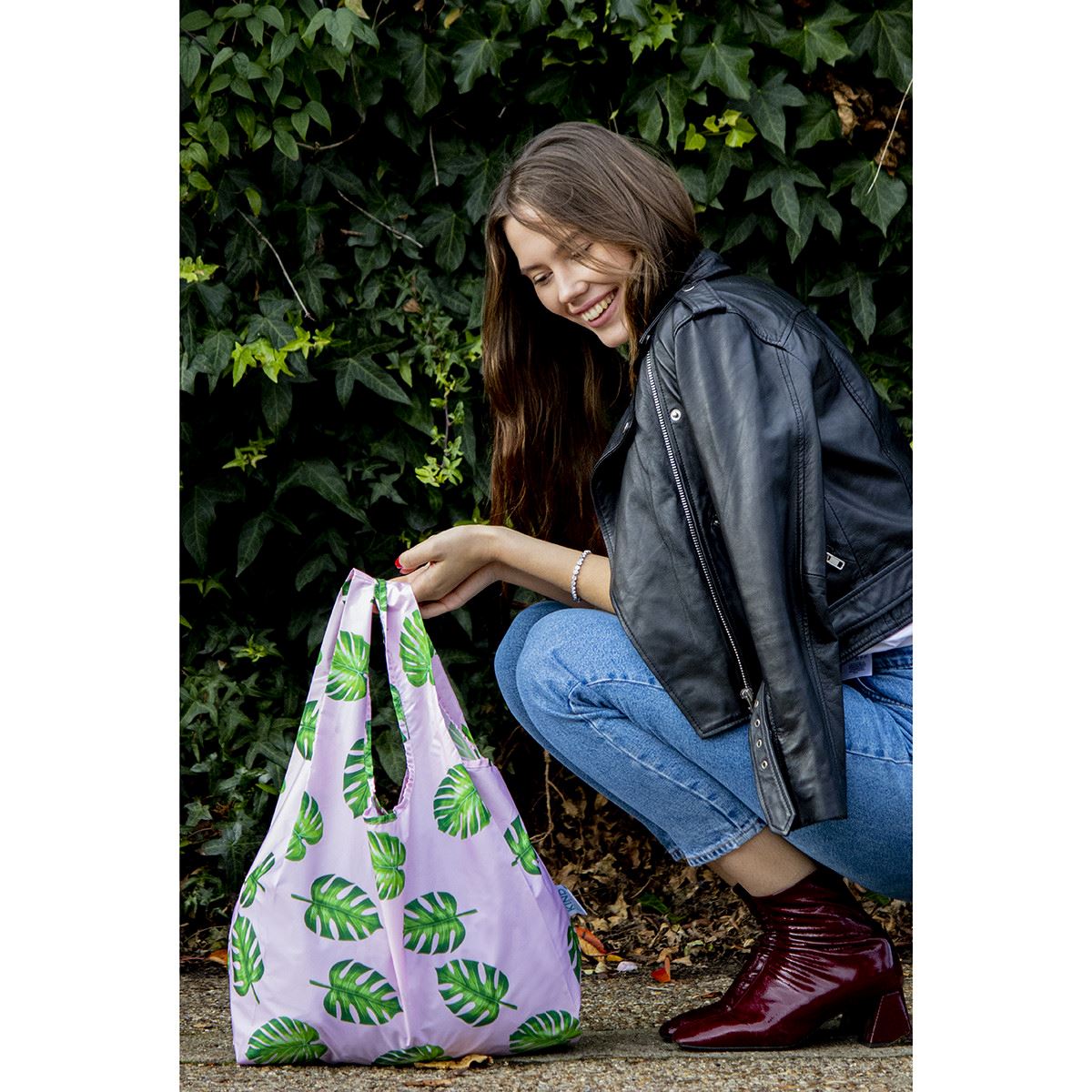 KIND BAG Reusable Bag - Medium Palms SHOPPING BAG - Zabecca Living