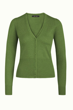 KING LOUIE Cardi V Cocoon - Kale Green CARDIGAN - Zabecca Living