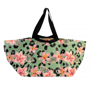 KOLLAB Beach Bag - Frangipani PICNIC BAG - Zabecca Living