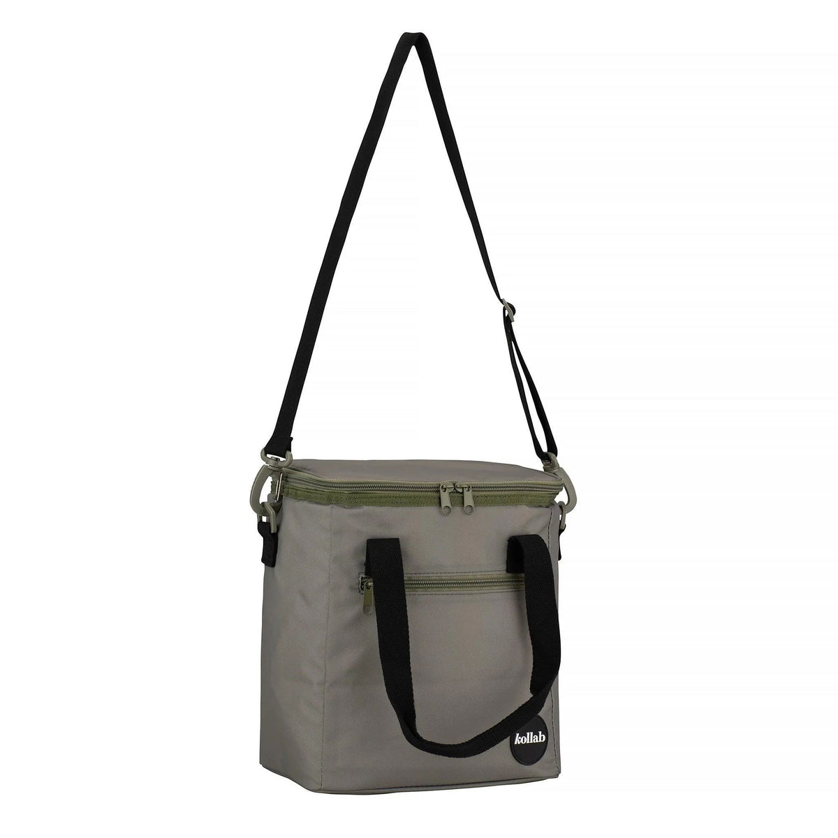 KOLLAB Holiday Mini Cooler Bag - Khaki Black COOLER BAG - Zabecca Living