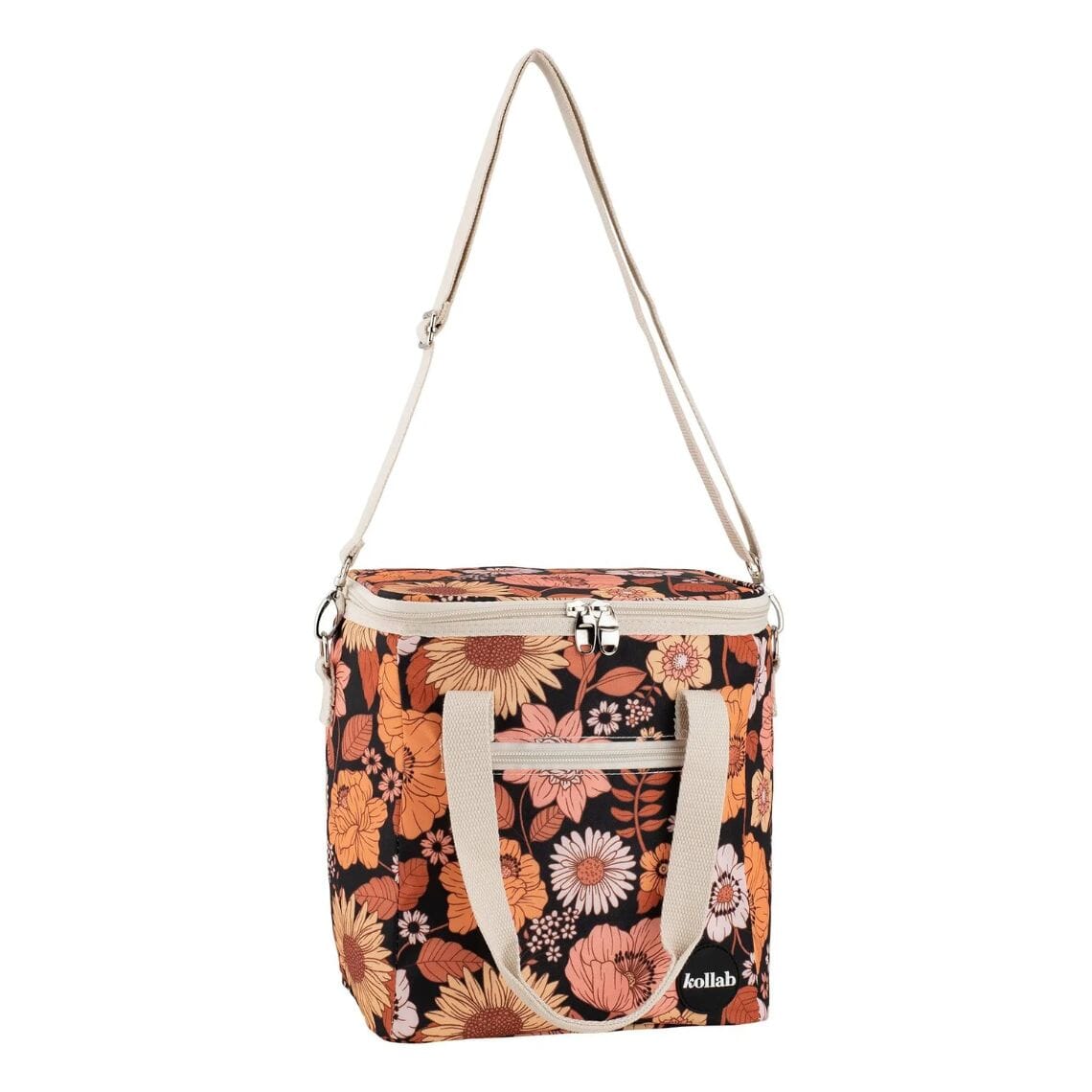 KOLLAB Holiday Mini Cooler Bag - Sunset Floral COOLER BAG - Zabecca Living