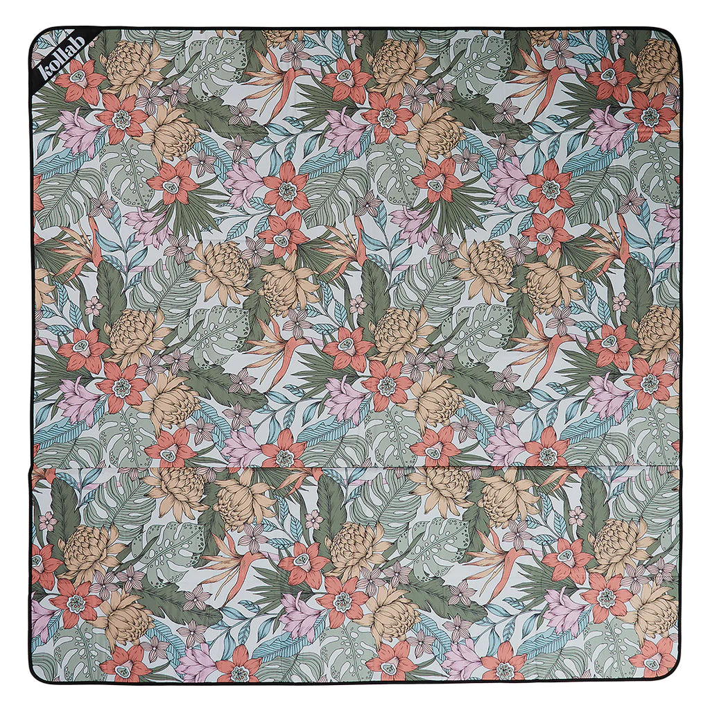 KOLLAB Picnic Mat - Bird Of Paradise NOVELTY - Zabecca Living