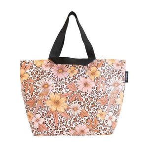KOLLAB Shopper Tote - Leopard Floral SHOPPING BAG - Zabecca Living