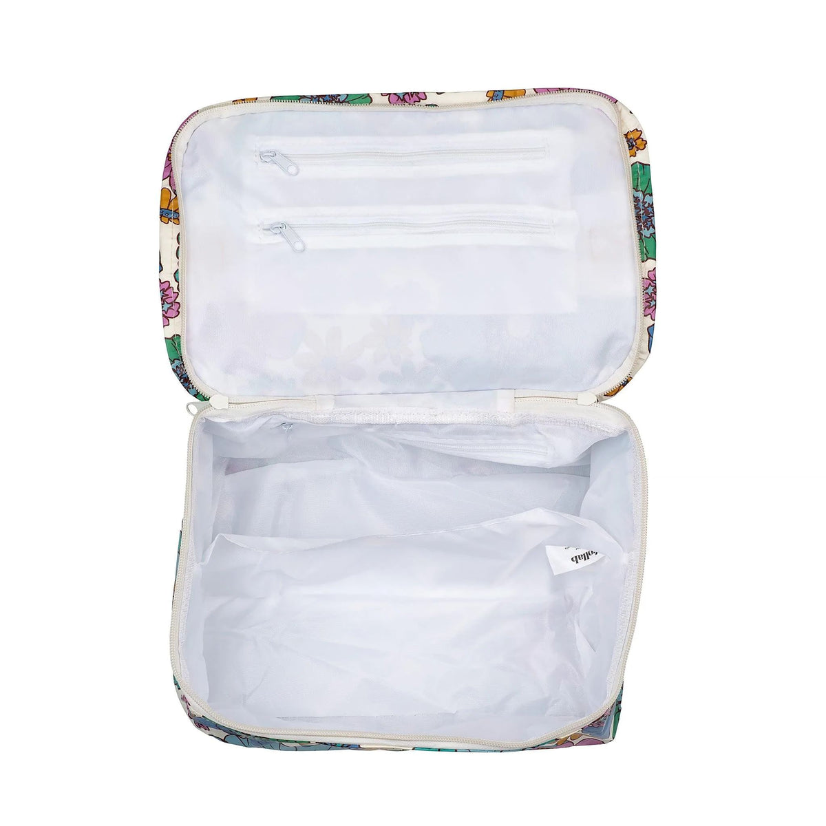 KOLLAB Toiletry Stash Bag - Ocean Floral toiletry bag - Zabecca Living