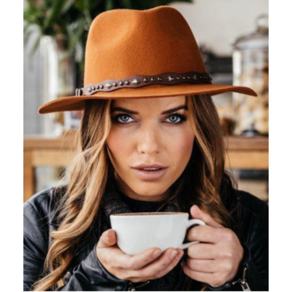KOORINGAL Ladies Gigi Safari Hat - Rust HAT - Zabecca Living