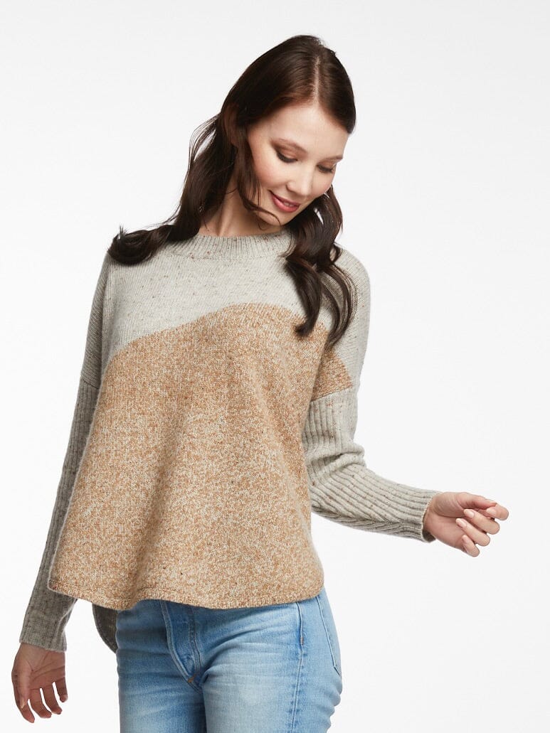 LD & CO Diagonal Jumper - Earth Jumpers + Knitwear - Zabecca Living
