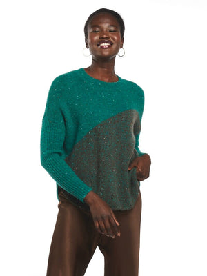 LD & CO Diagonal Jumper - Forrest Jumpers + Knitwear - Zabecca Living