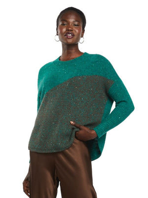 LD & CO Diagonal Jumper - Forrest Jumpers + Knitwear - Zabecca Living