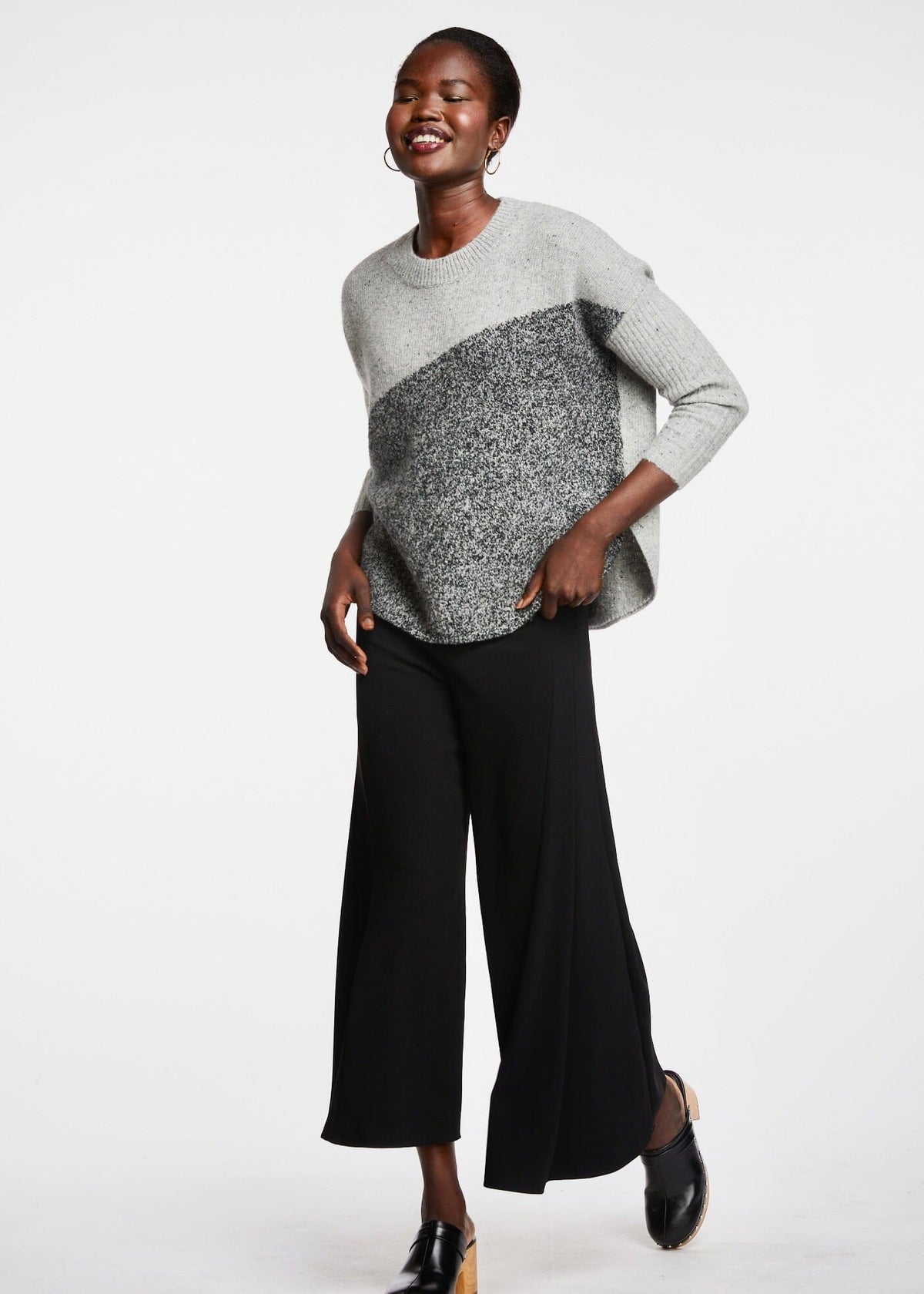 LD & CO Diagonal Jumper - Midnight Jumpers + Knitwear - Zabecca Living