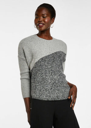 LD & CO Diagonal Jumper - Midnight Jumpers + Knitwear - Zabecca Living