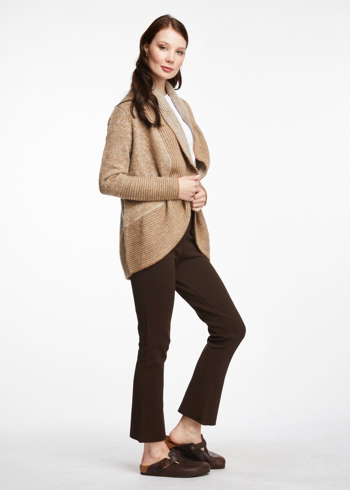 LD & CO Fleck Cardigan - Earth CARDIGAN - Zabecca Living