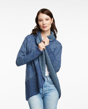 LD & CO Fleck Cardigan - Ocean CARDIGAN - Zabecca Living