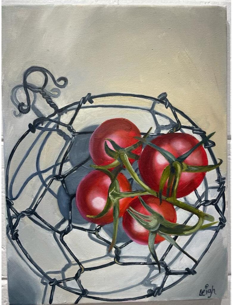 LEIGH KITCHING Harvest Series - Tomatoes WALL ART - Zabecca Living