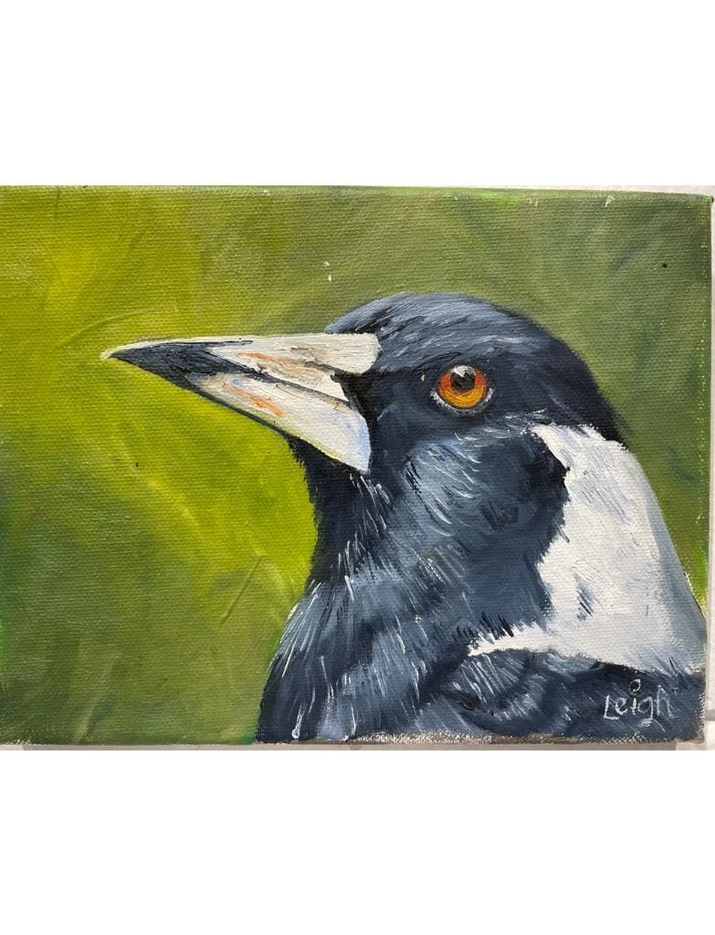 LEIGH KITCHING Magpie Series Small - Mac WALL ART - Zabecca Living