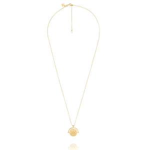 LINDA TAHIJA Amulets of Alchemy Protection Necklace - Gold Plated Earrings - Zabecca Living