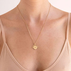 LINDA TAHIJA Amulets of Alchemy Protection Necklace - Gold Plated Earrings - Zabecca Living