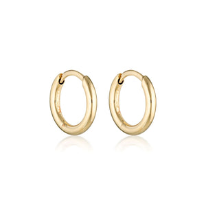 LINDA TAHIJA Classic Huggie Earrings - Gold Plated Earrings - Zabecca Living