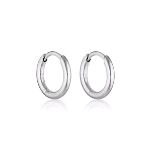LINDA TAHIJA Classic Huggie Earrings - Sterling Silver Earrings - Zabecca Living