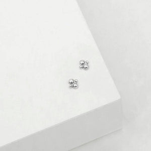 LINDA TAHIJA Cluster Stud Earrings - Sterling Silver Earrings - Zabecca Living