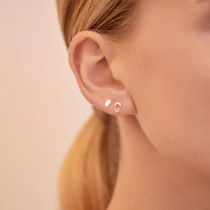 LINDA TAHIJA Cove Stud Earrings - Gold Plated Earrings - Zabecca Living