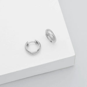 LINDA TAHIJA Solar Huggie Earrings - Sterling Silver Earrings - Zabecca Living