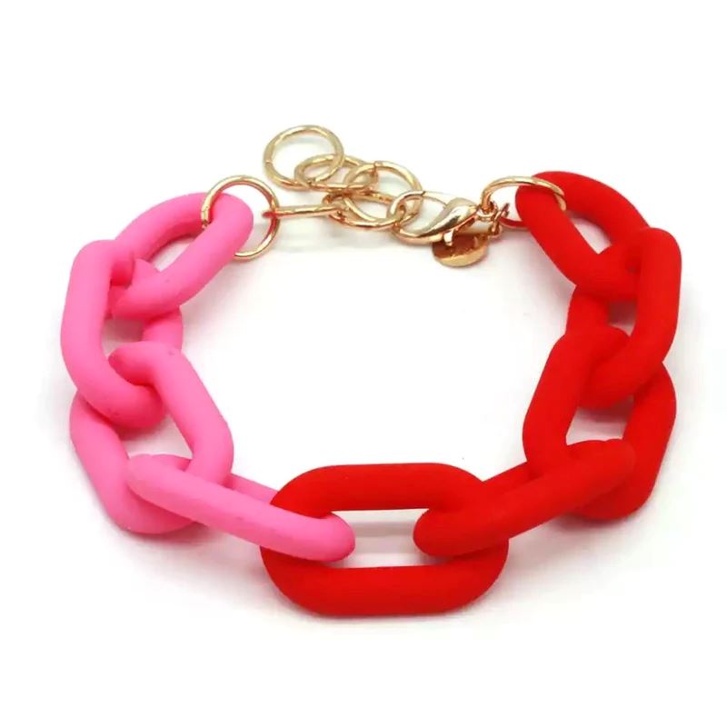 LITTLE BIRD DESIGNS Ester Bracelet - Pink and Red BRACELET - Zabecca Living