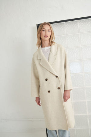 LITTLE LIES Fitzroy Coat - Oatmeal Coat - Zabecca Living