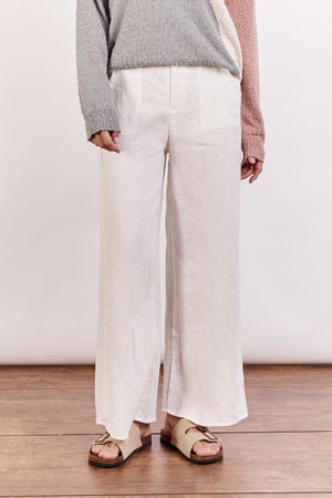 LITTLE LIES Jude Pant - Ivory PANTS - Zabecca Living
