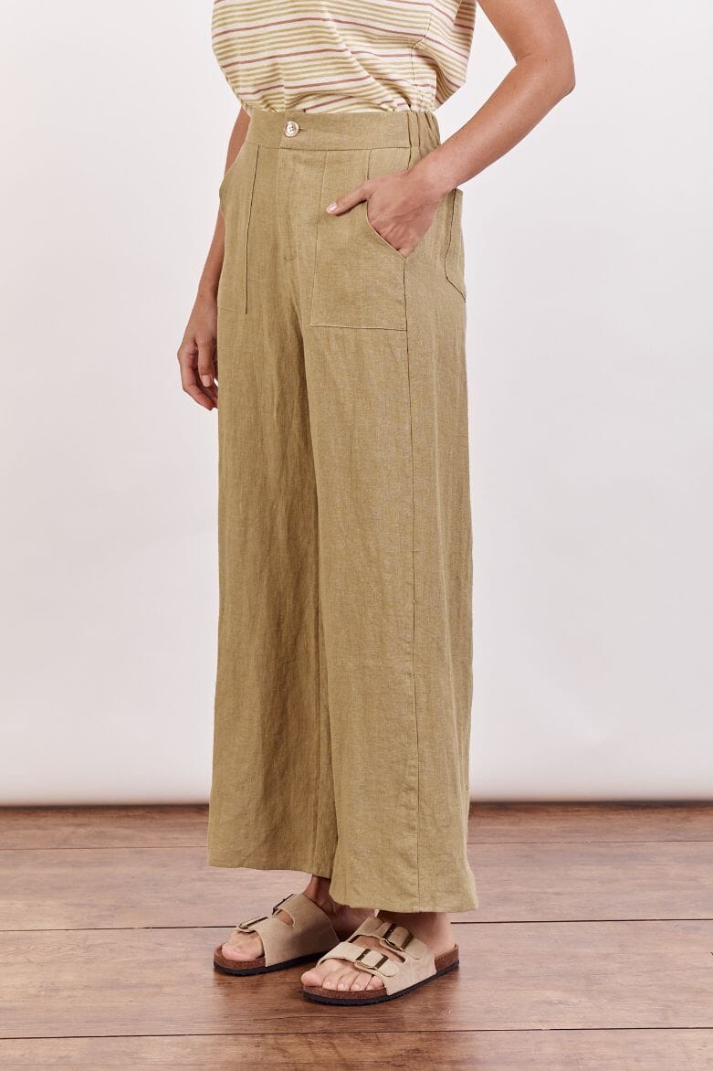 LITTLE LIES Jude Pant - Pistachio PANTS - Zabecca Living