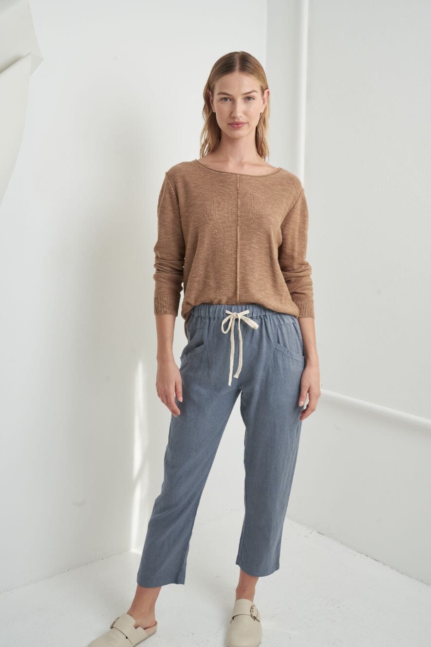 LITTLE LIES Luxe Pants - Denim PANTS - Zabecca Living