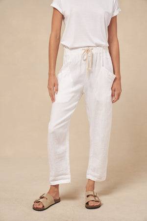 LITTLE LIES Luxe Pants - White PANTS - Zabecca Living