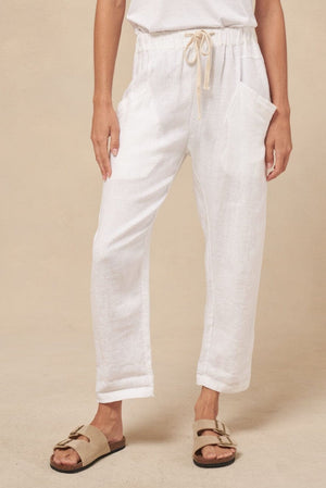 LITTLE LIES Luxe Pants - White PANTS - Zabecca Living
