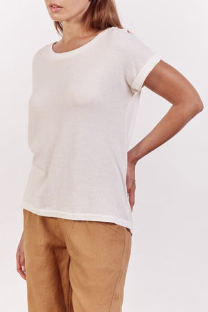 LITTLE LIES Otto Tee - Ivory Tee - Zabecca Living