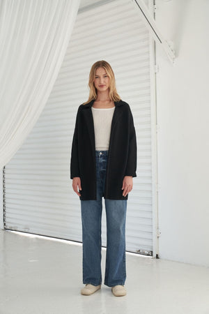 LITTLE LIES Zuzu Coatigan - Black Coatigan - Zabecca Living