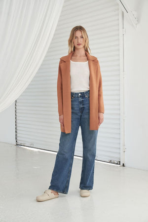 LITTLE LIES Zuzu Coatigan - Camel Coatigan - Zabecca Living