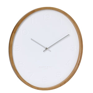 LONDON CLOCK Freya - White 35cm CLOCK - Zabecca Living