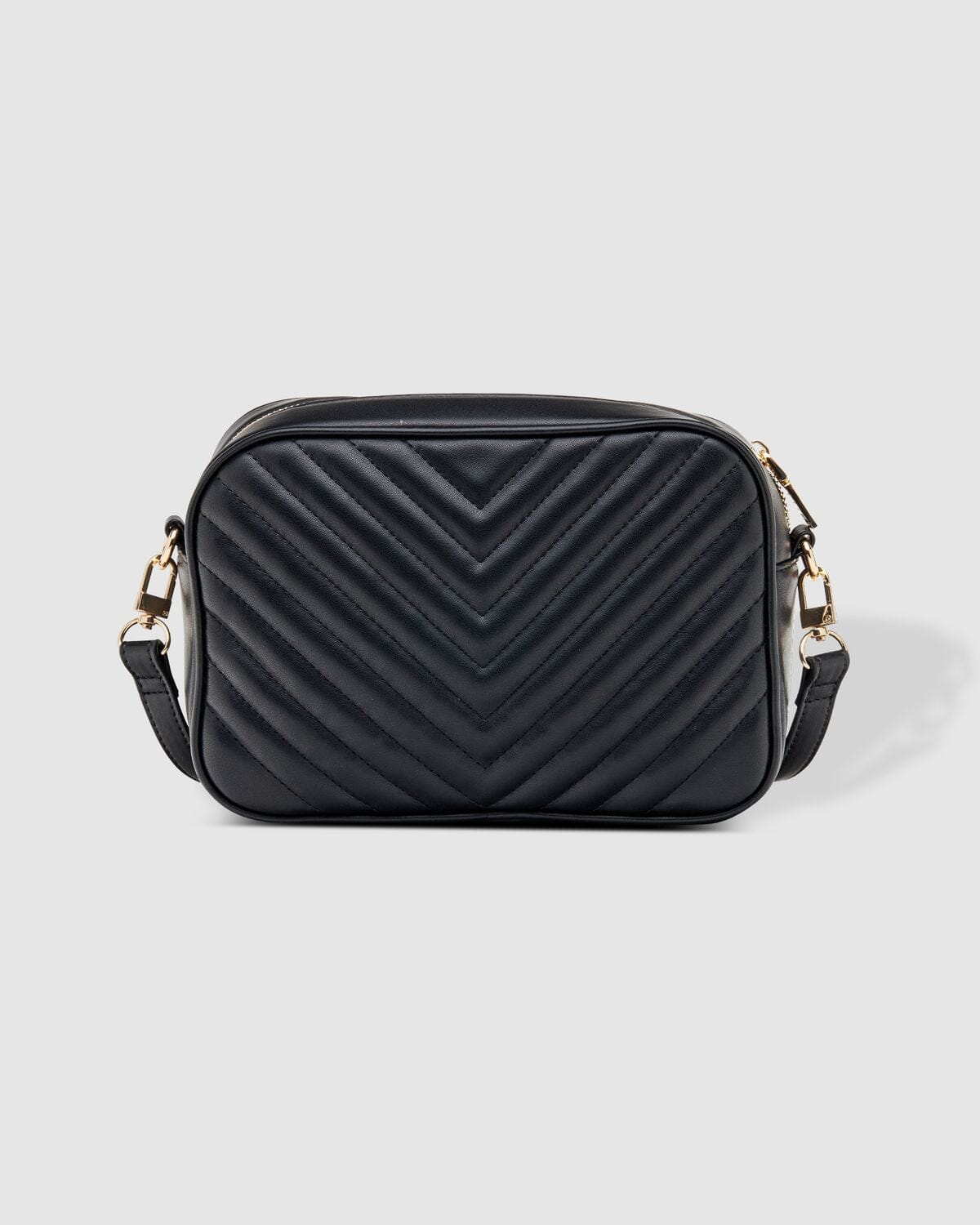 LOUENHIDE Anastasia Quilted Crossbody Bag - Black HANDBAG - Zabecca Living