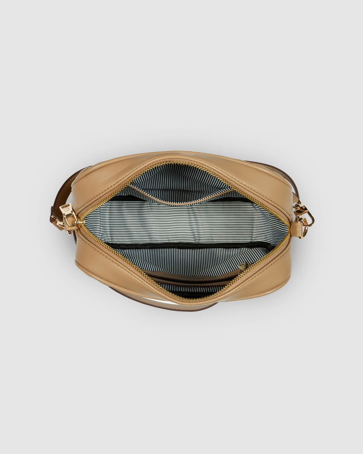 LOUENHIDE Anastasia Quilted Crossbody Bag - Coffee HANDBAG - Zabecca Living