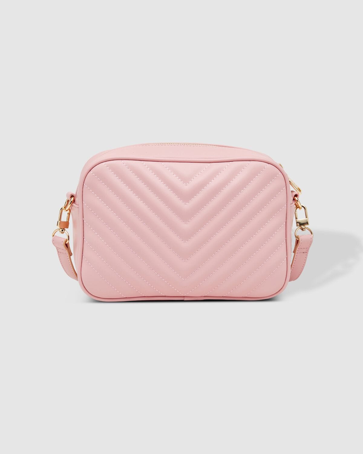 LOUENHIDE Anastasia Quilted Crossbody Bag - Pale Pink HANDBAG - Zabecca Living