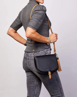 LOUENHIDE Andrea Crossbody Bag - Black HANDBAG - Zabecca Living