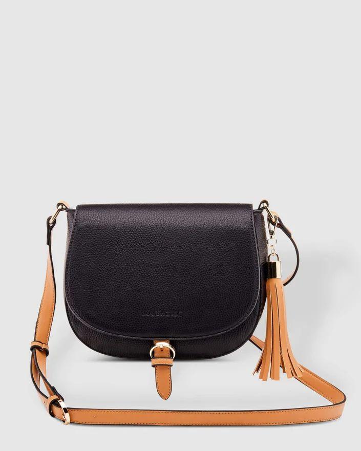 LOUENHIDE Andrea Crossbody Bag - Black HANDBAG - Zabecca Living