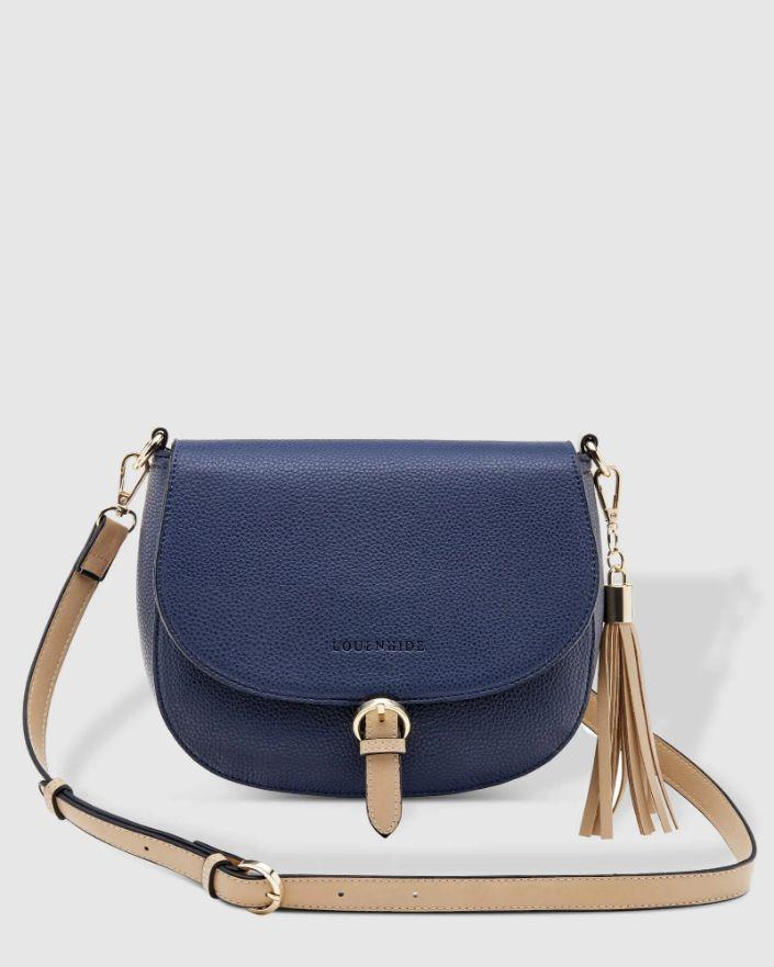 LOUENHIDE Andrea Crossbody Bag - Navy HANDBAG - Zabecca Living