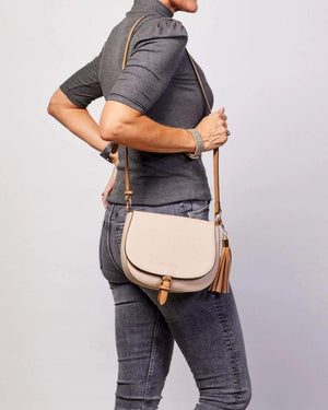 LOUENHIDE Andrea Crossbody Bag - Nude HANDBAG - Zabecca Living