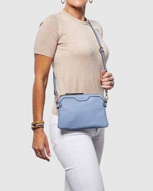 LOUENHIDE Arabella Crossbody Bag - Chambray HANDBAG - Zabecca Living