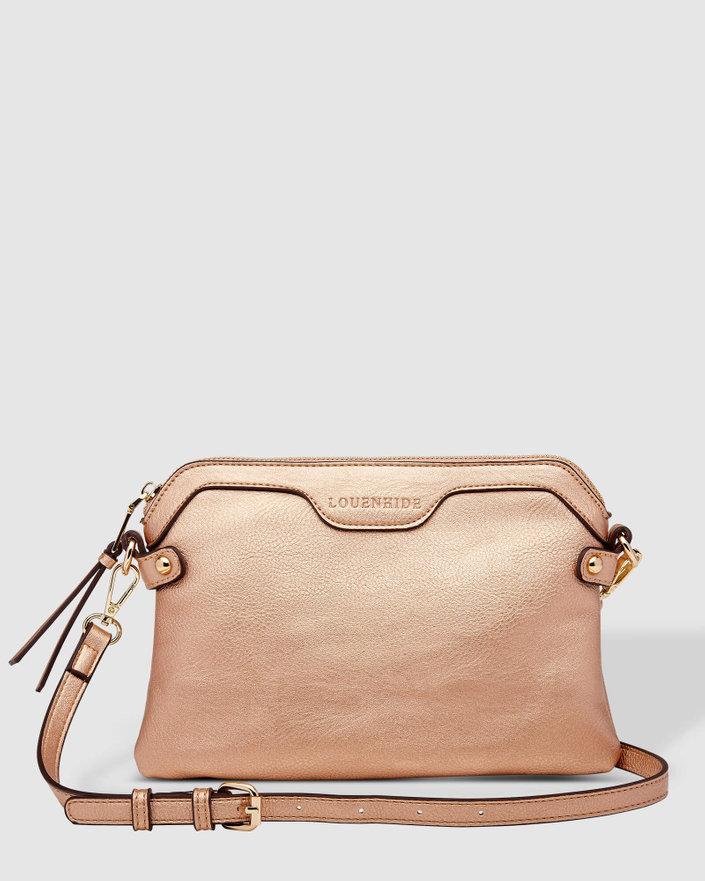 LOUENHIDE Arabella Crossbody Bag - Pink Champagne HANDBAG - Zabecca Living