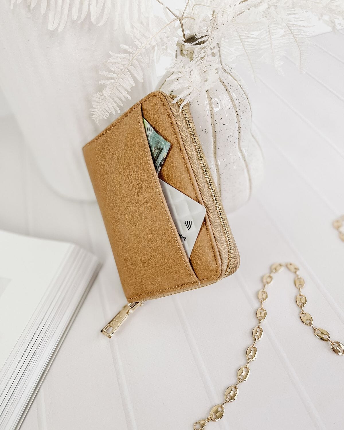 LOUENHIDE Aria Wallet - Camel WALLET - Zabecca Living