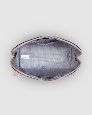 LOUENHIDE Audrey Makeup Case - Metallic Nude COSMETIC BAG - Zabecca Living
