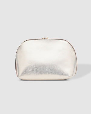 LOUENHIDE Audrey Makeup Case - Metallic Nude COSMETIC BAG - Zabecca Living
