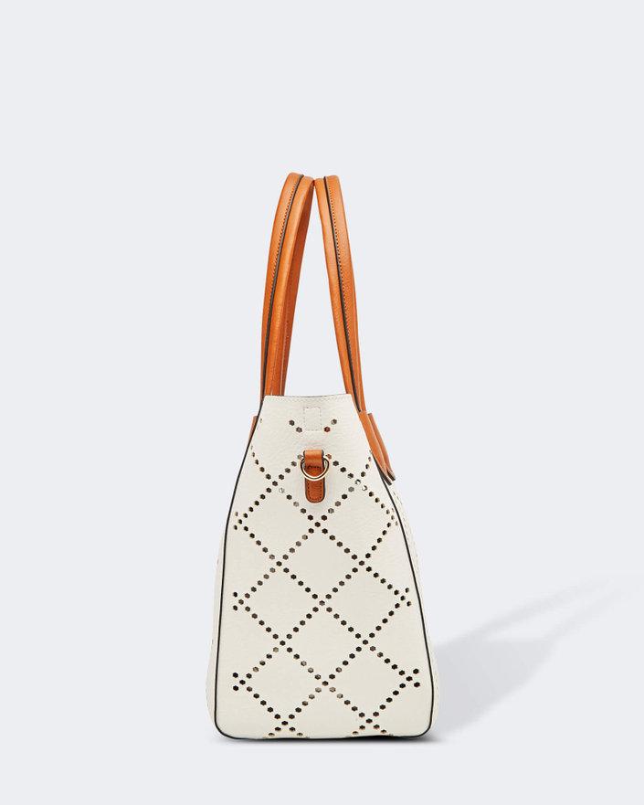 LOUENHIDE Baby Bermuda Bag - White HANDBAG - Zabecca Living